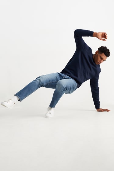 Mężczyźni - Slim tapered jeans - Flex - LYCRA® - dżins-niebieski