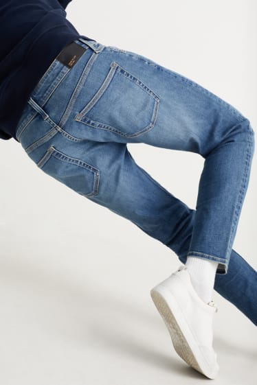 Mężczyźni - Slim tapered jeans - Flex - LYCRA® - dżins-niebieski