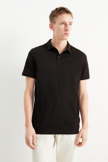Mężczyźni - Koszulka polo - Flex - czarny