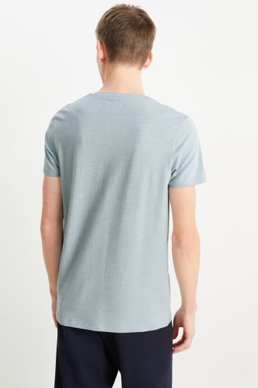 Mężczyźni - T-shirt - Flex - turkusowy
