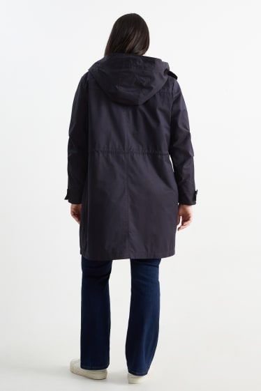Women - Parka with hood - dark blue