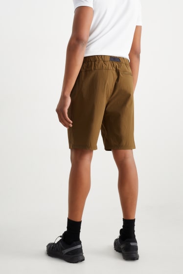 Hombre - Shorts funcionales - marrón