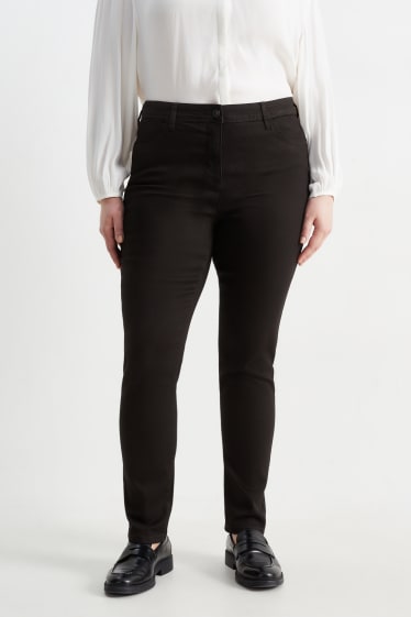 Femmes - Slim jean - mid waist - noir