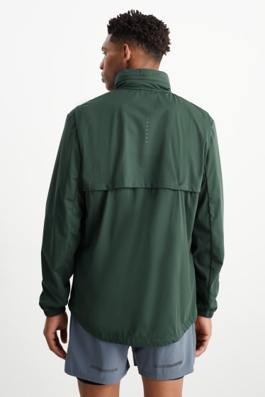 Hombre - Chaqueta funcional con capucha - hidrófuga - verde