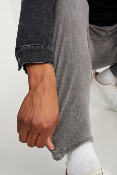 Men - Slim tapered jeans - Flex - LYCRA® ADAPTIV - denim-light gray