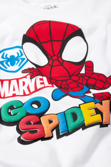 Dzieci - Spider-Man - koszulka z krótkim rękawem - biały