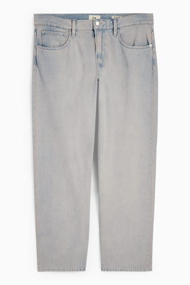 Heren - Relaxed jeans - jeanslichtgrijs