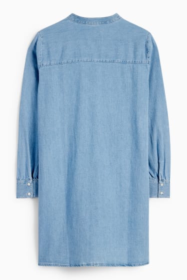 Femmes - Robe-tunique en jean - jean bleu clair