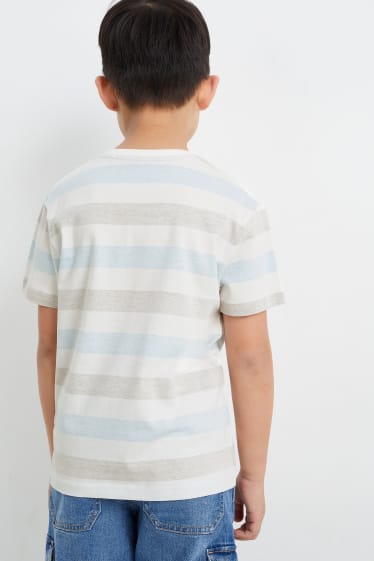Dětské - Multipack 2 ks - tričko s krátkým rukávem - tmavomodrá