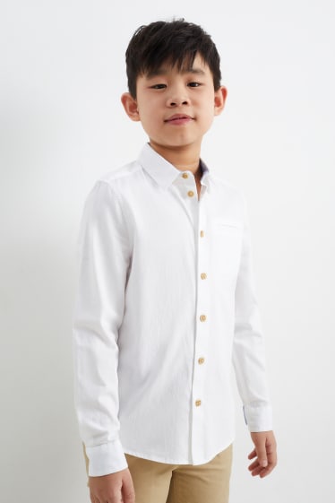 Niños - Camisa - blanco