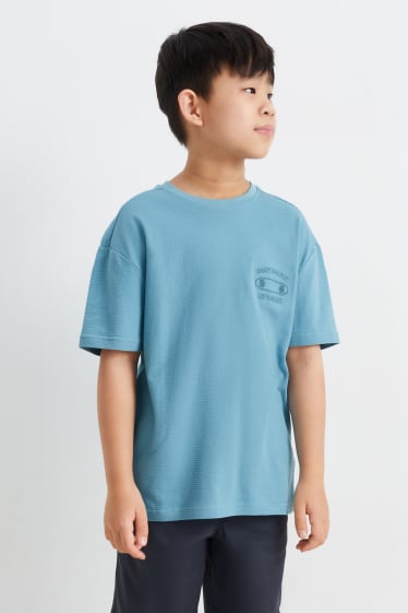 Enfants - Skateboard - T-shirt - turquoise foncé