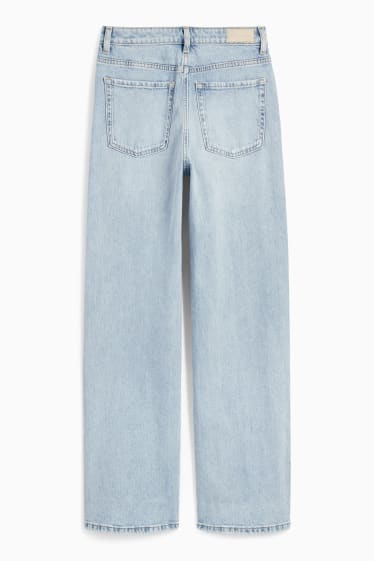 Ados & jeunes adultes - CLOCKHOUSE - loose fit jean - high waist - jean bleu clair