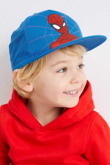 Niños - Spider-Man - gorra de béisbol - azul