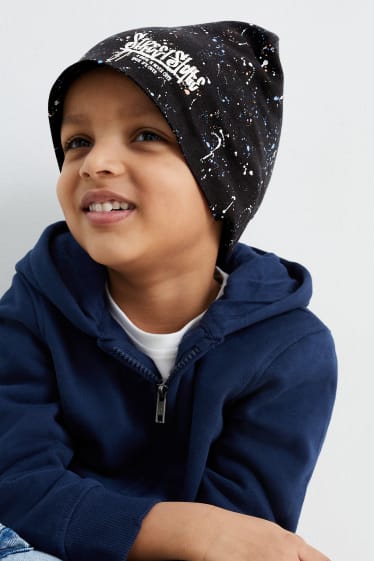 Children - Hat - patterned - black