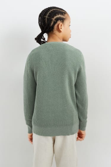 Kinder - Pullover - grün