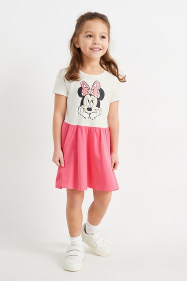 Kinder - Multipack 3er - Minnie Maus - Kleid - cremeweiss