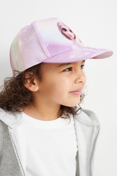 Enfants - La Reine des Neiges - casquette de baseball - violet