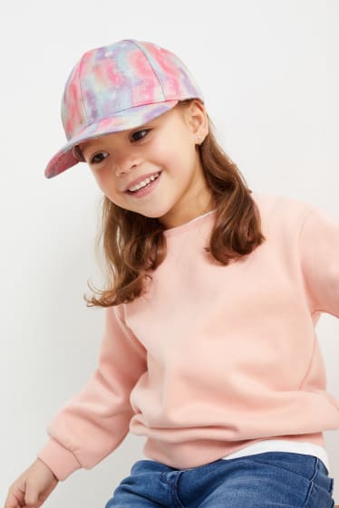 Children - Baseball cap - shiny - pink