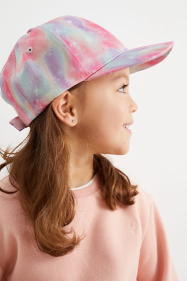 Copii - Șapcă de baseball - aspect lucios - roz