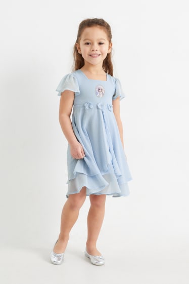 Dzieci - Kraina Lodu - sukienka - jasnoniebieski