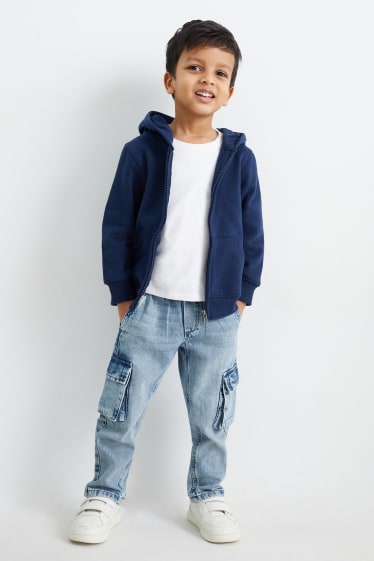 Children - Cargo jeans - denim-light blue
