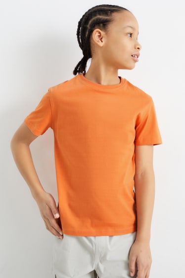 Dětské - Tričko s krátkým rukávem - oranžová