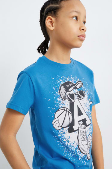 Kinder - Basketball - Kurzarmshirt - weiss