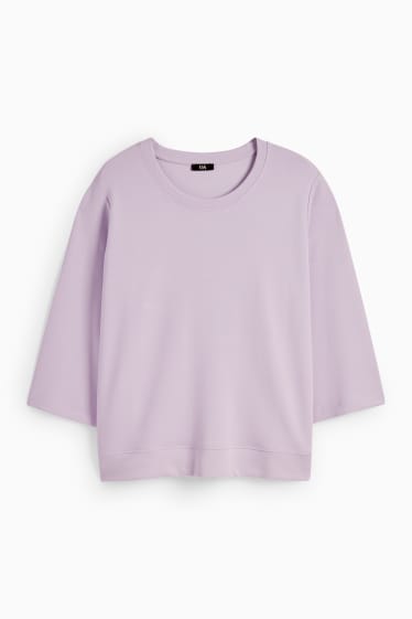 Damen - Sweatshirt - hellviolett