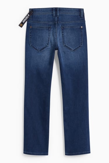 Dětské - Straight jeans - jog denim - džíny - tmavomodré