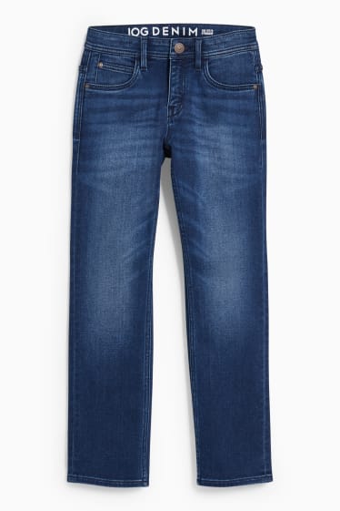 Kinderen - Straight jeans - jog denim - jeansdonkerblauw