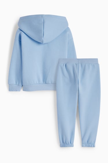 Kinderen - Troetelbeertjes - set - hoodie en joggingbroek - 2-delig - lichtblauw