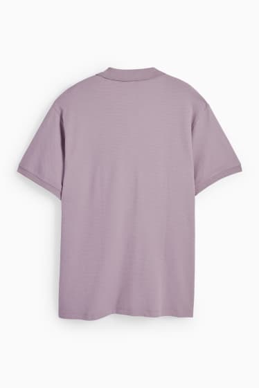 Mężczyźni - Koszulka polo - jasnofioletowy
