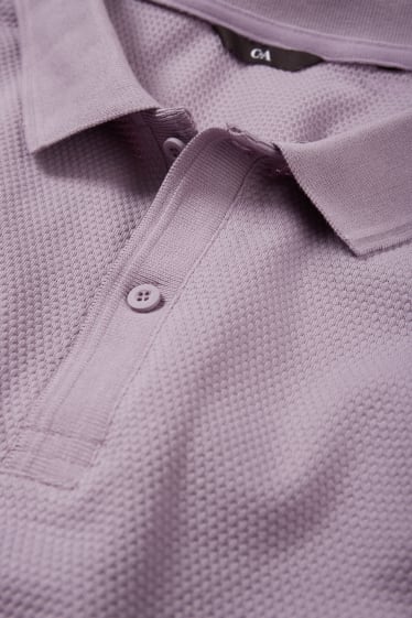 Herren - Poloshirt - hellviolett