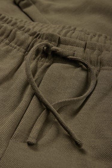 Pánské - Teplákové kalhoty - zelená