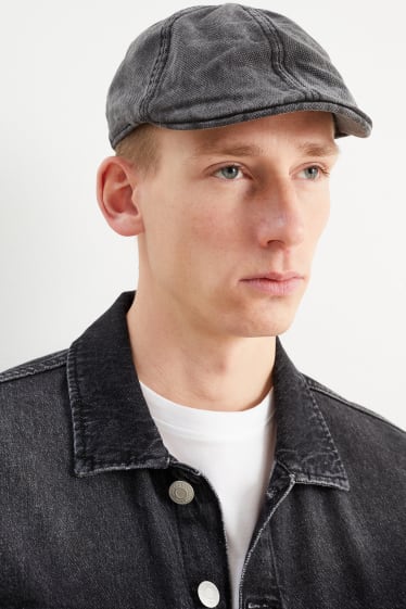 Men - Flat cap - dark gray