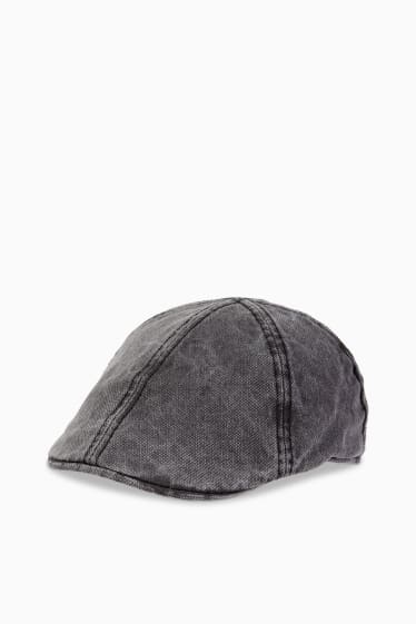 Men - Flat cap - dark gray
