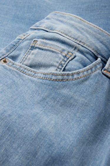 Kobiety - Straight jeans - wysoki stan - LYCRA® - dżins-jasnoniebieski