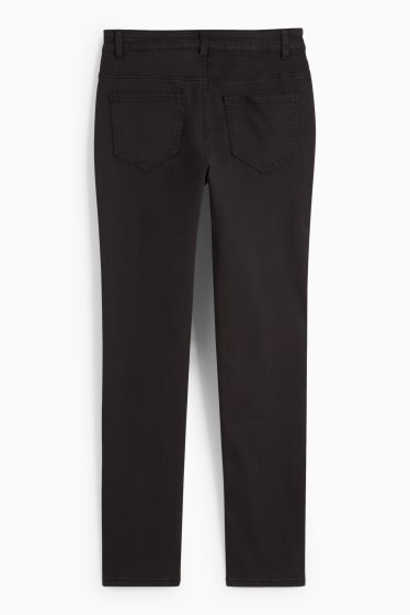 Dames - Pantalon - high waist - slim fit - LYCRA® - zwart