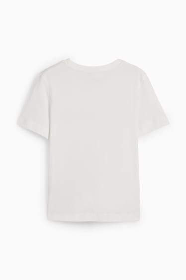 Damen - T-Shirt - cremeweiß