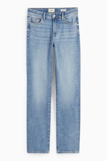 Dames - Straight jeans - mid waist - LYCRA® - jeanslichtblauw