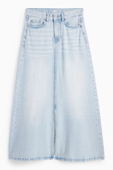 Dámské - Džínová sukně - džíny - světle modré
