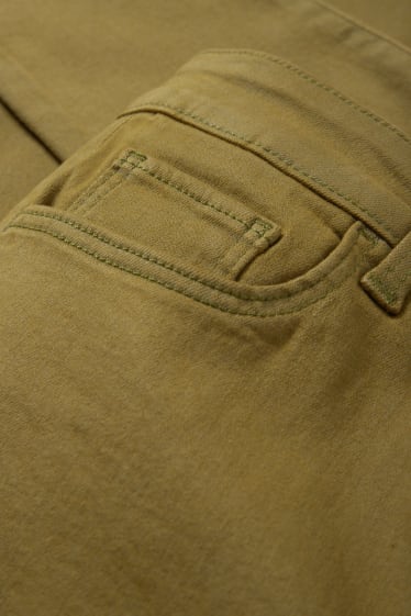 Dámské - Jegging jeans - high waist - khaki