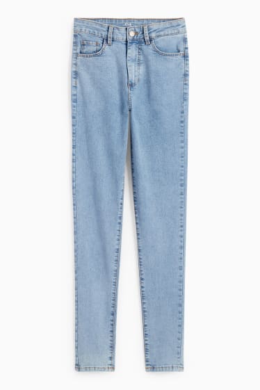 Dámské - Jegging jeans - high waist - LYCRA® - džíny - světle modré