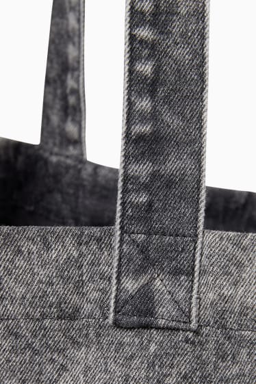 Women - Denim shopper - dark gray