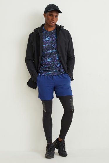 Hommes - Short de sport - bleu