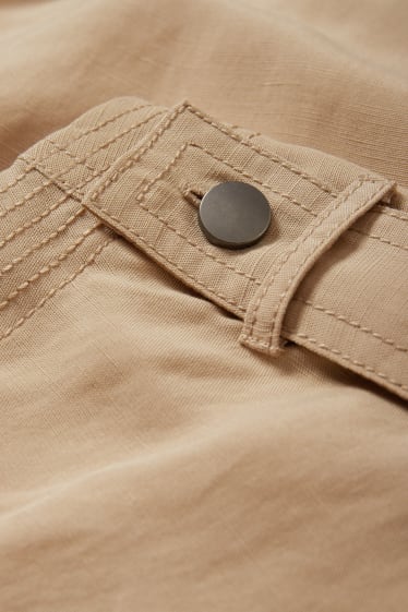 Damen - Bluse - taupe