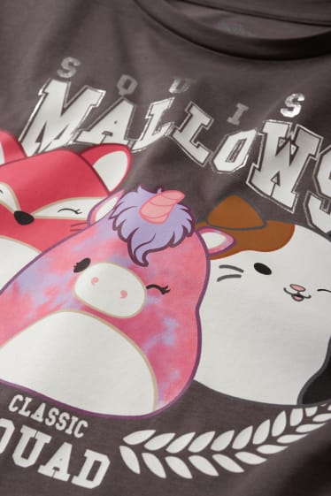 Niños - Squishmallows - camiseta de manga corta - gris oscuro