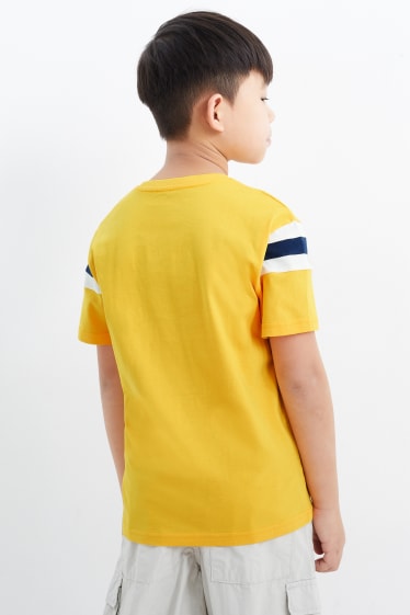 Dzieci - Koszulka z krótkim rękawem - żółty