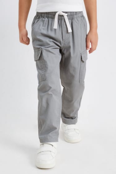 Enfants - Pantalon cargo - gris