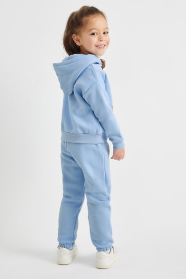 Niños - Osos amorosos - conjunto - sudadera con capucha y pantalón de deporte - 2 piezas - azul claro